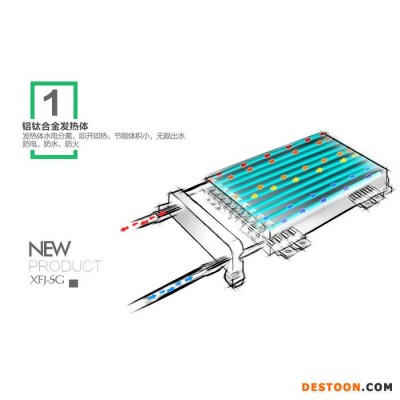 工厂直销即热式热水器 XFJ80SG 速热电热水器 快速即热安全