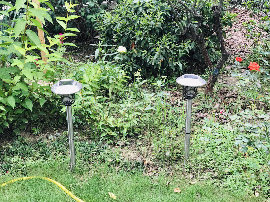 太阳能LED草坪灭蚊器灭蚊灯用于公园景观