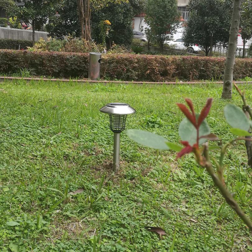 太阳能LED草坪灭蚊器灭蚊灯用于公园景观